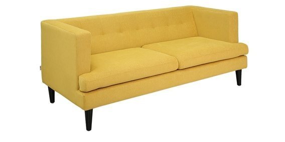 Copenhagen 3 Seater Sofa in Yellow Colour