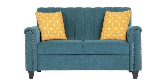 Elora 3+2 Sofa Set in Teal Green Colour