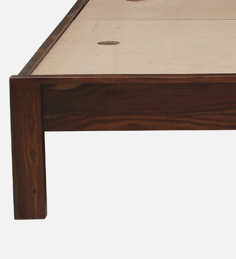 Lorenzo Solid Wood King Size Bed In Provincial Teak Finish