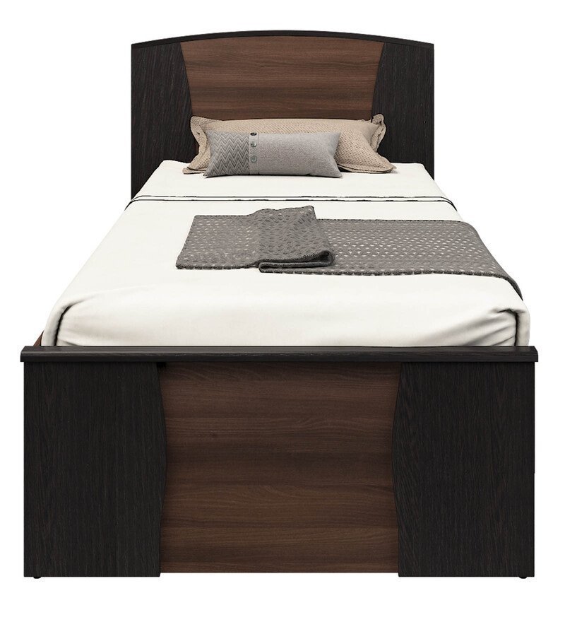 Turene Single Bed in Walnut & Wenge Finish