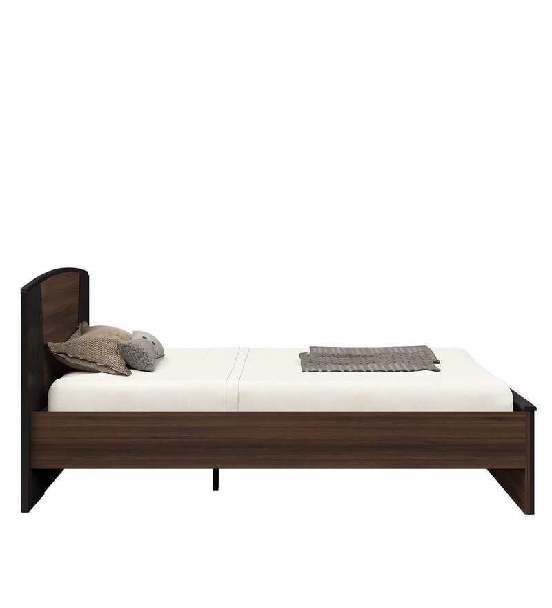Turene Single Bed in Walnut & Wenge Finish