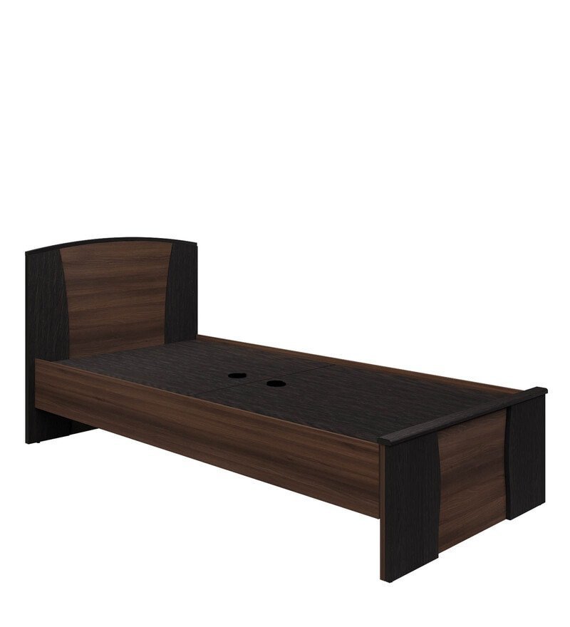 Turene Single Bed in Walnut & Wenge Finish